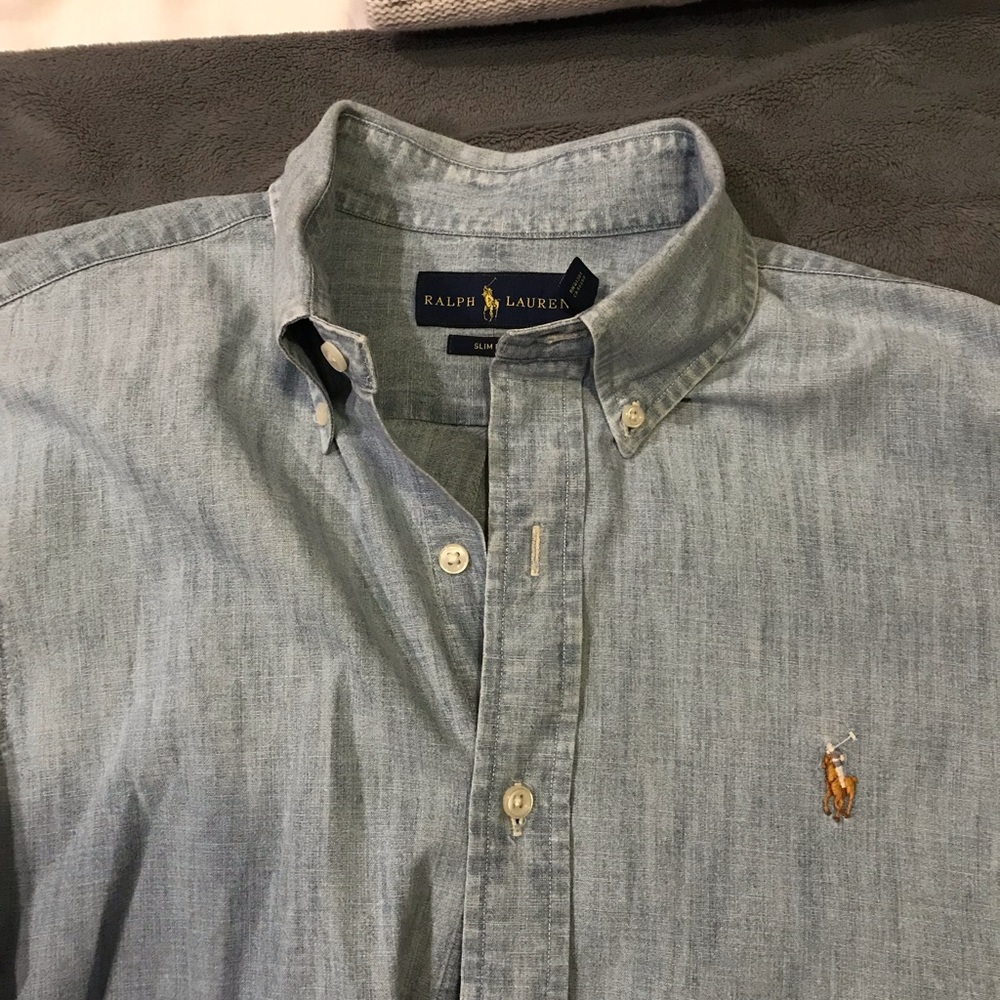 Long sleeve casual button down